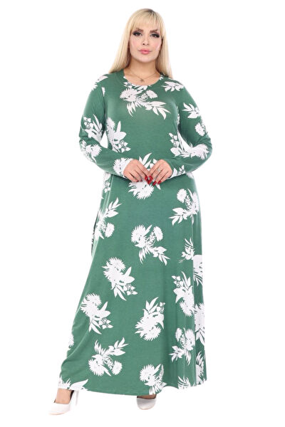 MELSAY Büyük Beden Günlük Elbise