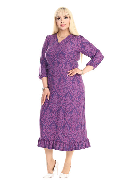 MELSAY Büyük Beden Günlük Elbise