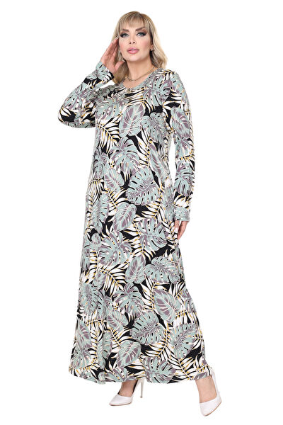 MELSAY Büyük Beden Günlük Elbise