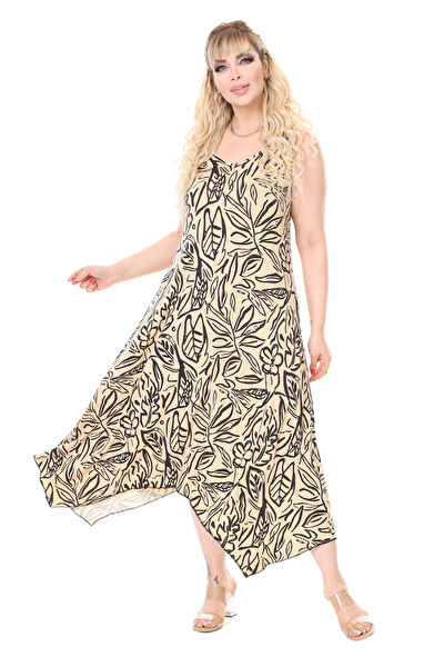 MELSAY Büyük Beden Günlük Elbise