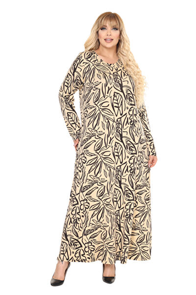 MELSAY Büyük Beden Günlük Elbise