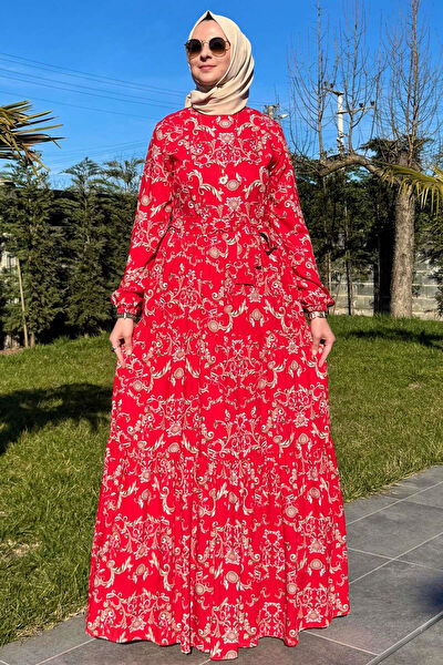 Rabia Şamlı Tesettür Elbise