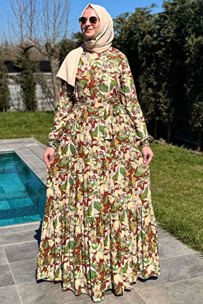 Rabia Şamlı Tesettür Elbise