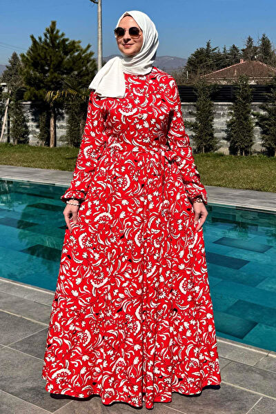 Rabia Şamlı Tesettür Elbise