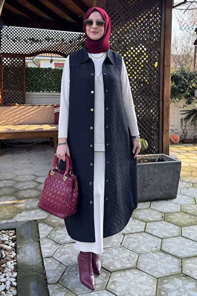 Rabia Şamlı Tesettür Ceket, Yelek