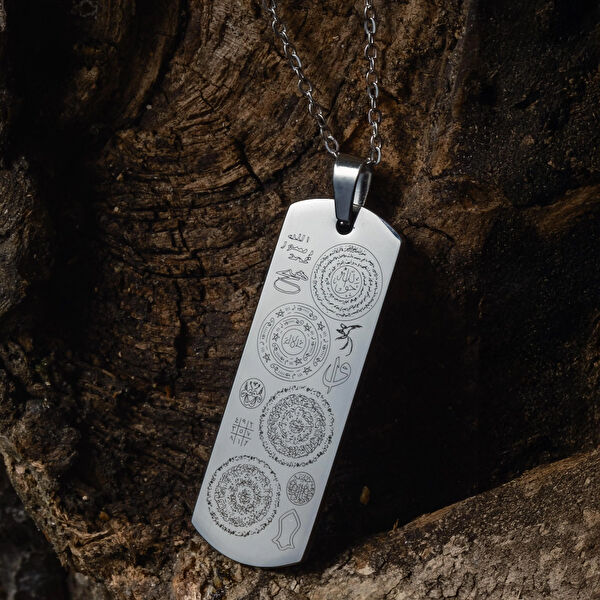 Sırlı Sepet Kolye, Zincir, Künye