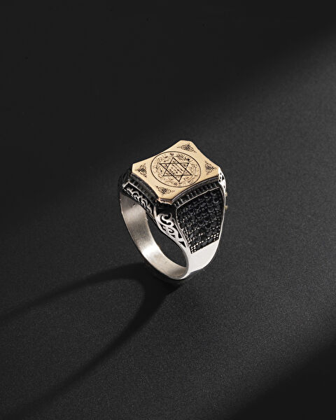 Sırlı Sepet Erkek Yüzük