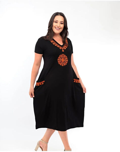 Kısmet Büyük Beden Günlük Elbise