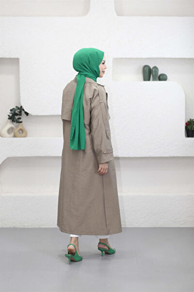 KULVAR TREND Tesettür Trençkot, Yağmurluk