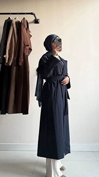 KULVAR TREND Tesettür Trençkot, Yağmurluk