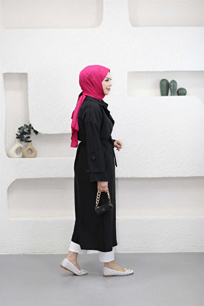 KULVAR TREND Tesettür Trençkot, Yağmurluk