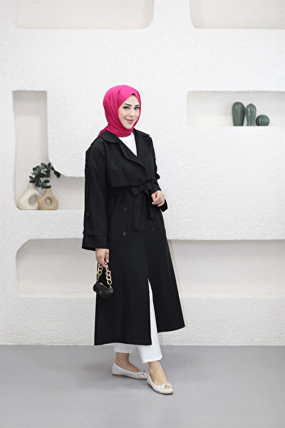 KULVAR TREND Tesettür Trençkot, Yağmurluk