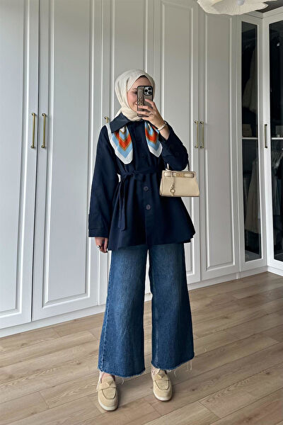 KULVAR TREND Tesettür Trençkot, Yağmurluk