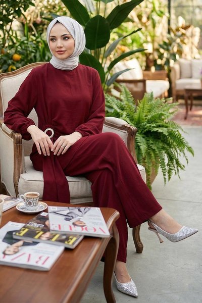 Hafsa Mina Tesettür Alt Üst Takım