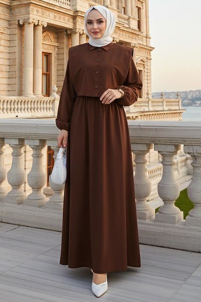 Hafsa Mina Tesettür Elbise