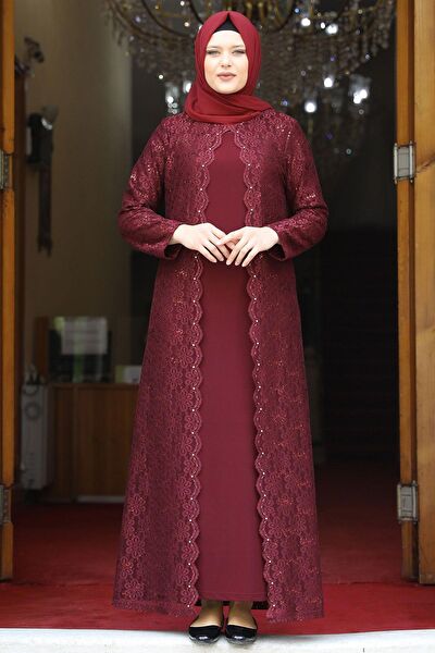 Amine Hüma Tesettür Elbise