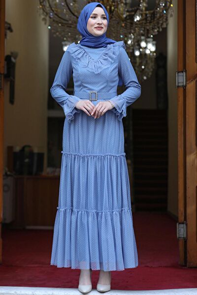 Amine Hüma Tesettür Elbise