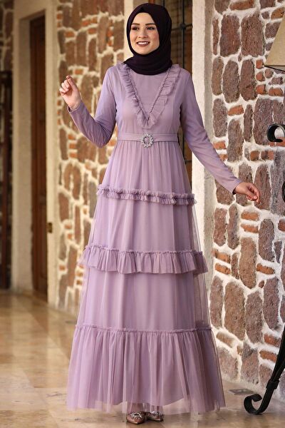 Amine Hüma Tesettür Elbise