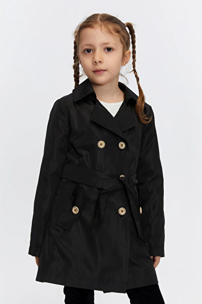 Kıds Kız Çocuk Trençkot, Yağmurluk