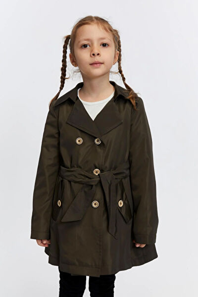 Kıds Kız Çocuk Trençkot, Yağmurluk