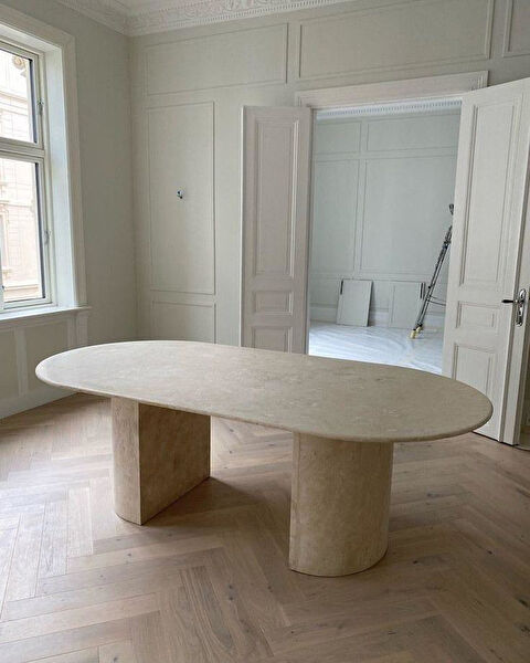 Sümeyra Marble Art Yemek Masası