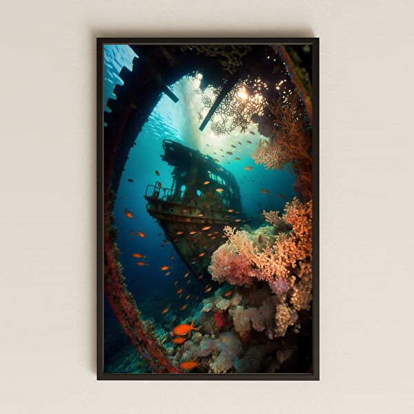 Komut Çerçevesiz Tablo