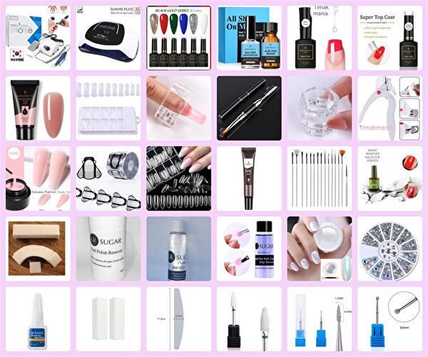 Born pretty Protez, Takma Tırnak Aksesuarları