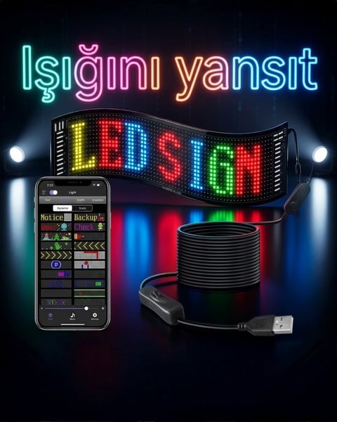 ELIVORA Led Işıklı Tablo