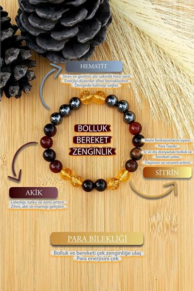 DOĞAL TAŞ CENNETİ Bileklik