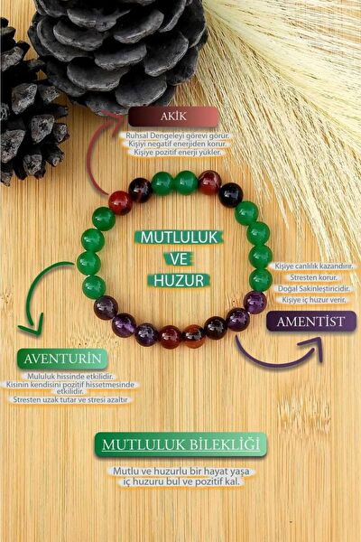 DOĞAL TAŞ CENNETİ Bileklik