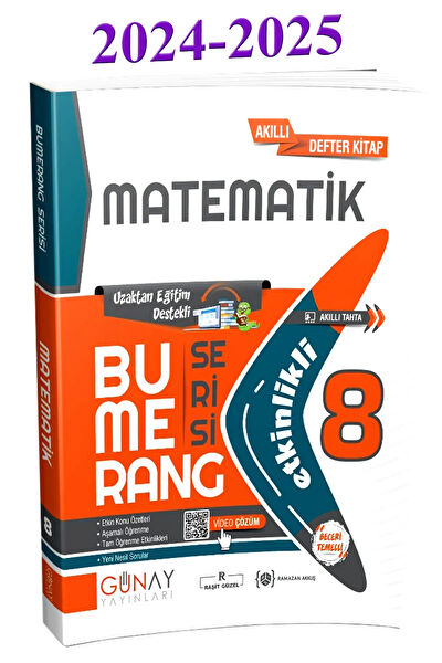 Günay Yayınları Ders ve Yardımcı Kaynak Kitapları