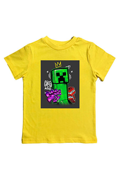 Minecraft Kız Çocuk Tişört