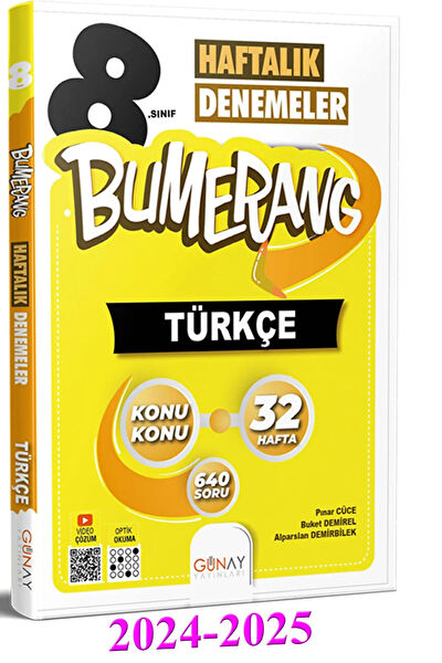 Günay Yayınları Ders ve Yardımcı Kaynak Kitapları