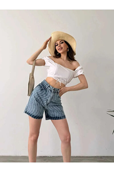 Zeliza Moda Evi Kadın Şort, Bermuda, Kapri