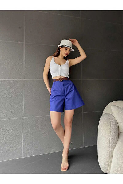 Zeliza Moda Evi Kadın Şort, Bermuda, Kapri