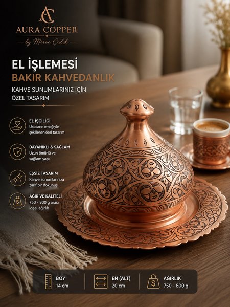 Aura Copper Servis, Sunum Tabakları