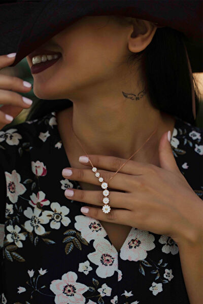 Papatya Silver Kolye