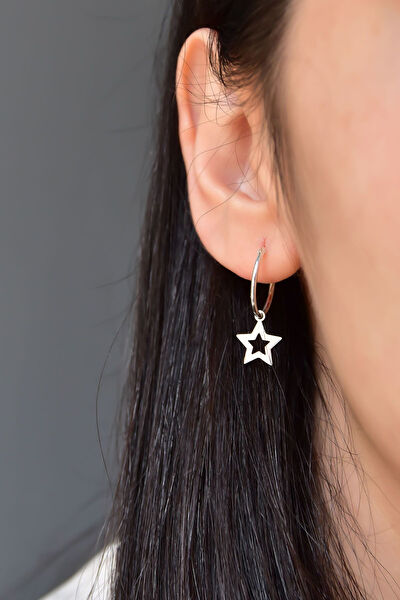 Papatya Silver Küpe