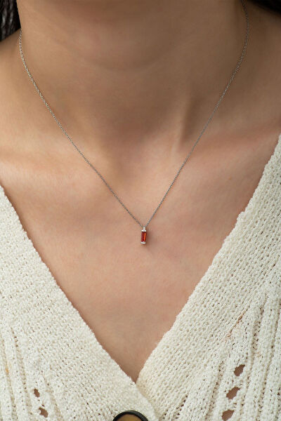 Papatya Silver Kolye