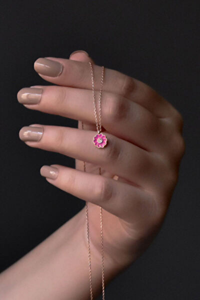 Papatya Silver Kolye