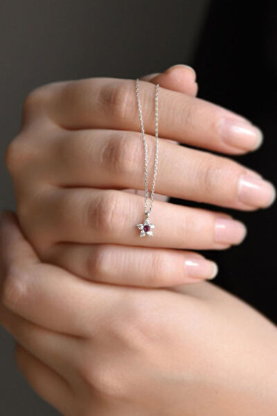 Papatya Silver Kolye