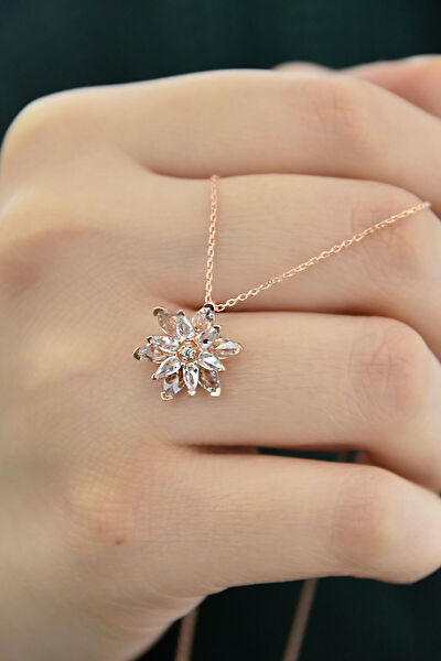 Papatya Silver Kolye