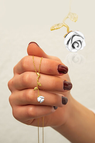 Papatya Silver Kolye