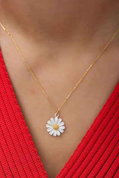 Papatya Silver Kolye