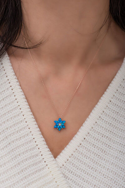 Papatya Silver Kolye