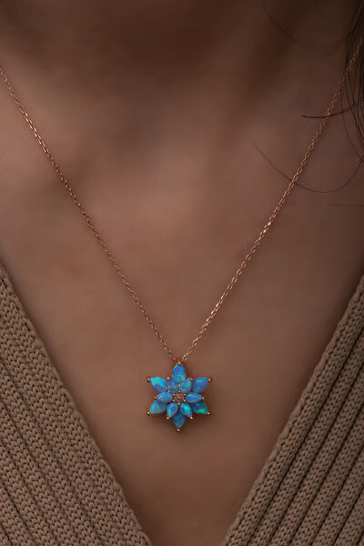 Papatya Silver Kolye