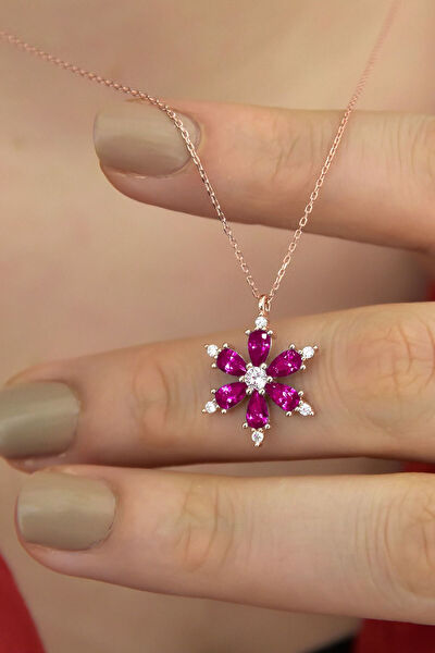 Papatya Silver Kolye