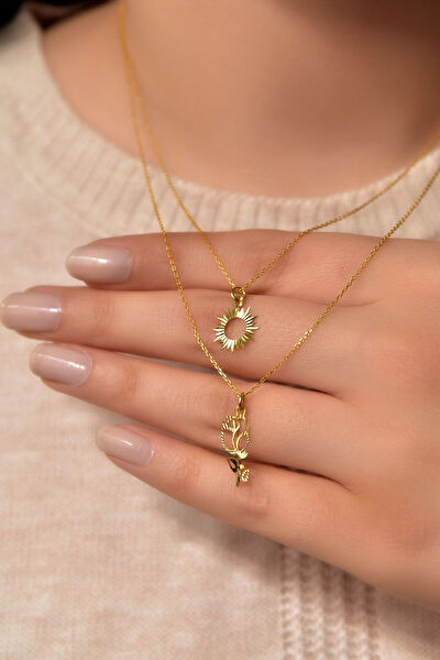 Papatya Silver Kolye