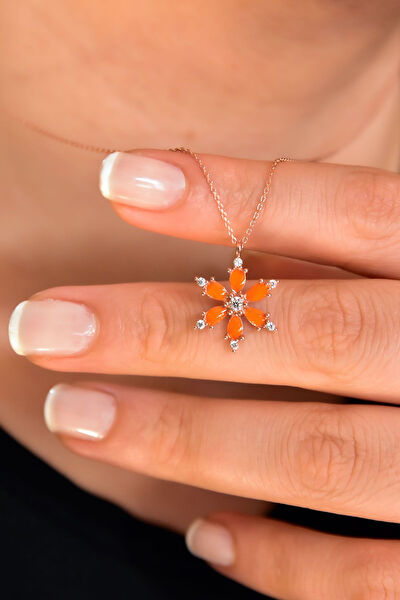 Papatya Silver Kolye