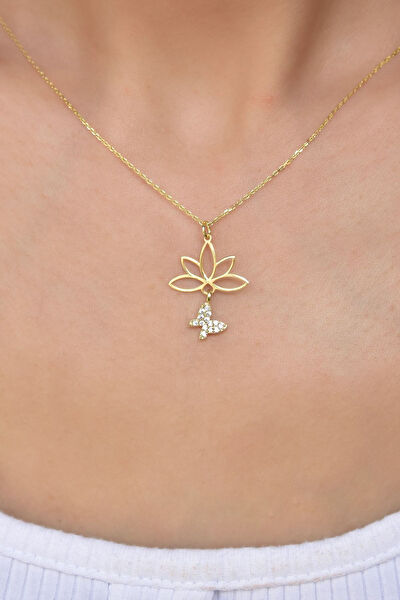 Papatya Silver Kolye